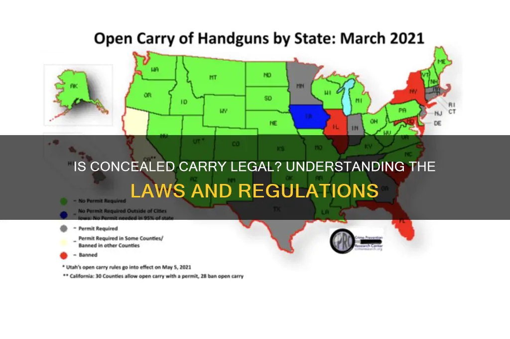 is conceal carry against the law