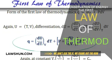 Energy Conservation: Thermodynamics' First Law