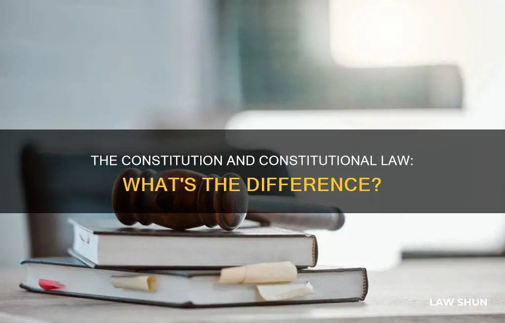 is constitution and constitutional law same