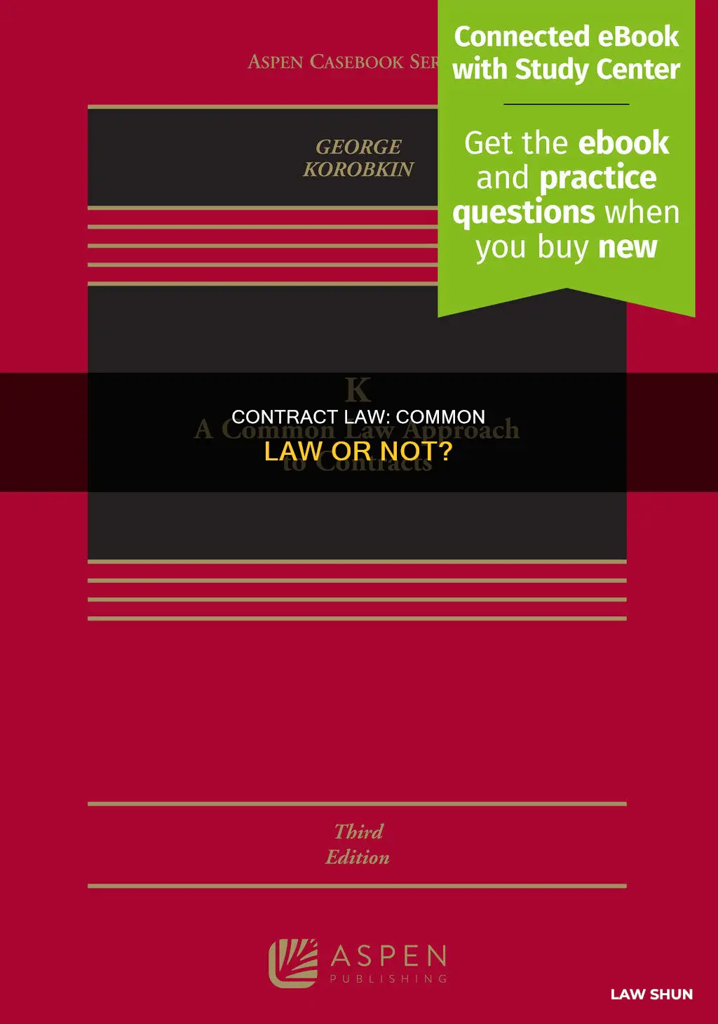 is contract law common law