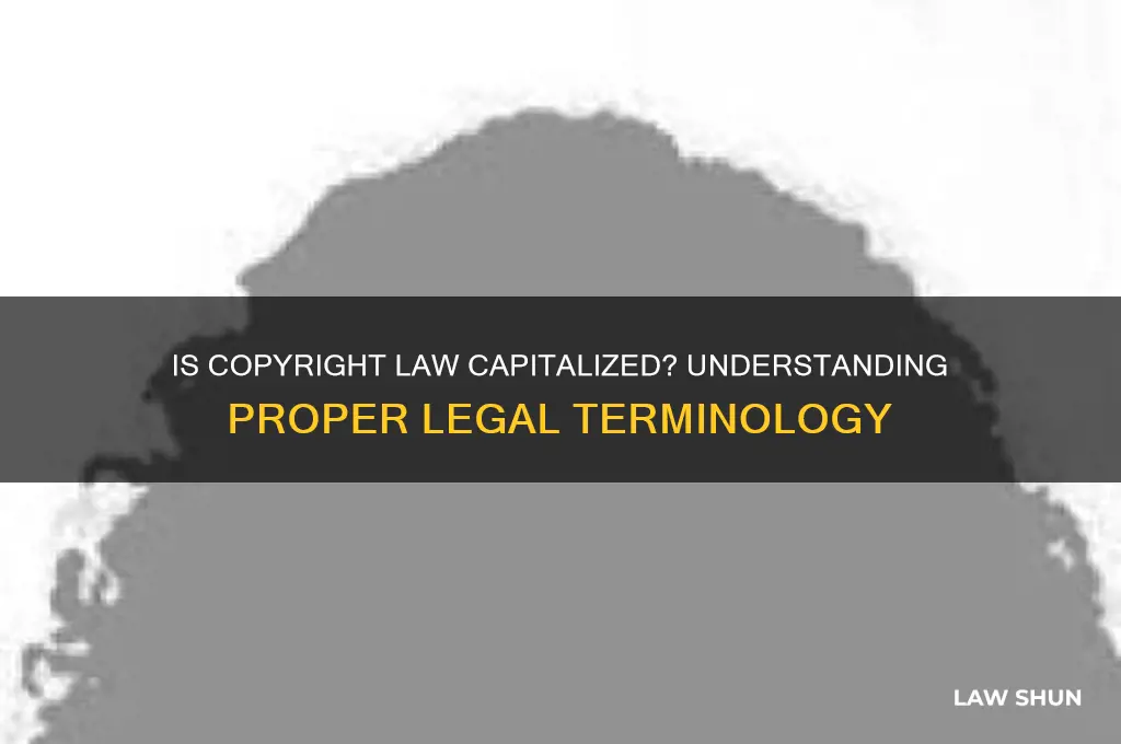 is copyright law capitalized