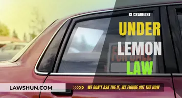 Does Craigslist Fall Under Lemon Law? Understanding Your Rights