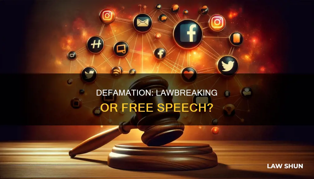 is defamation breaking the law