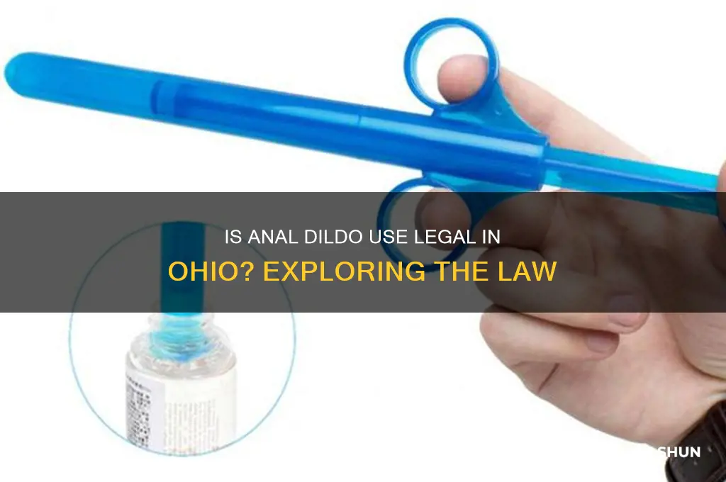 is dildoing ass against the law in ohio