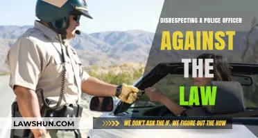 Is Disrespecting a Police Officer a Criminal Offense?