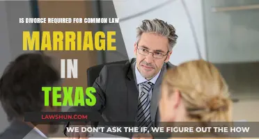 Common Law Marriage and Divorce in Texas