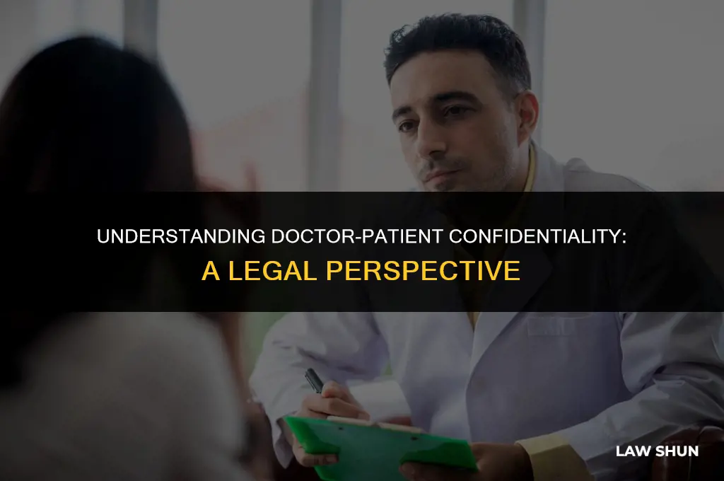 is doctor patient confidentiality a law