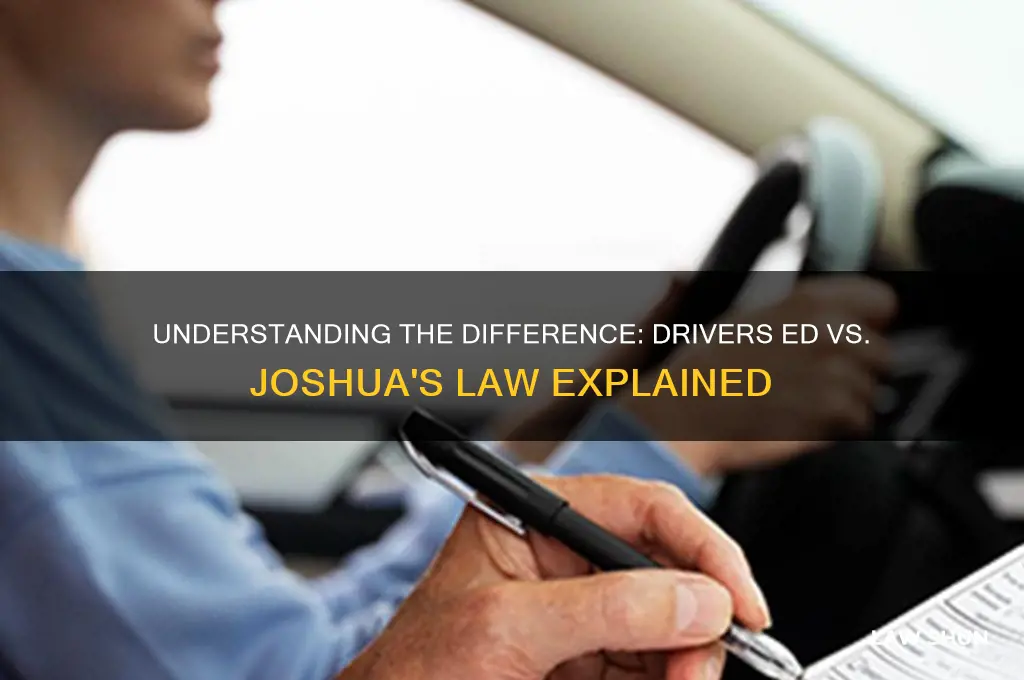 is drivers ed and joshua