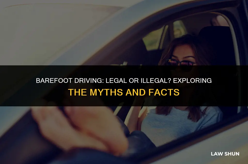 is driving barefoot against the law