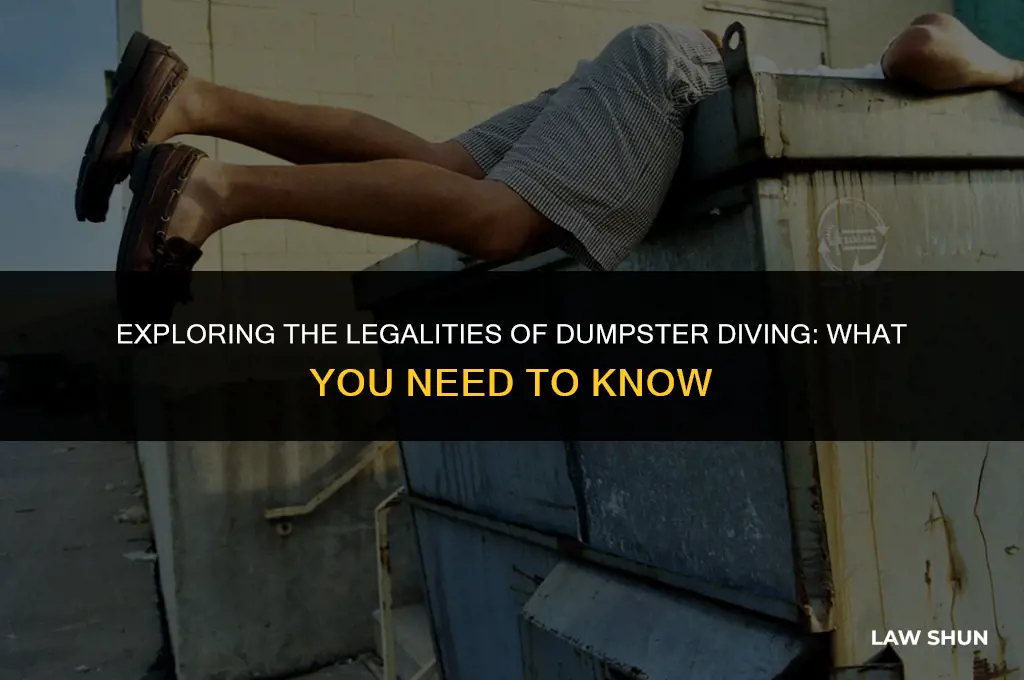is dumpster diving against the law