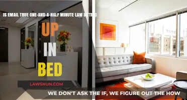 Is the One-and-a-Half Minute Email Law Effective While Sitting in Bed?