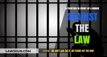 Is Fighting in Front of a Minor Against the Law?