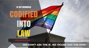 Exploring the Legal Landscape: Is Gay Marriage Codified into Law?