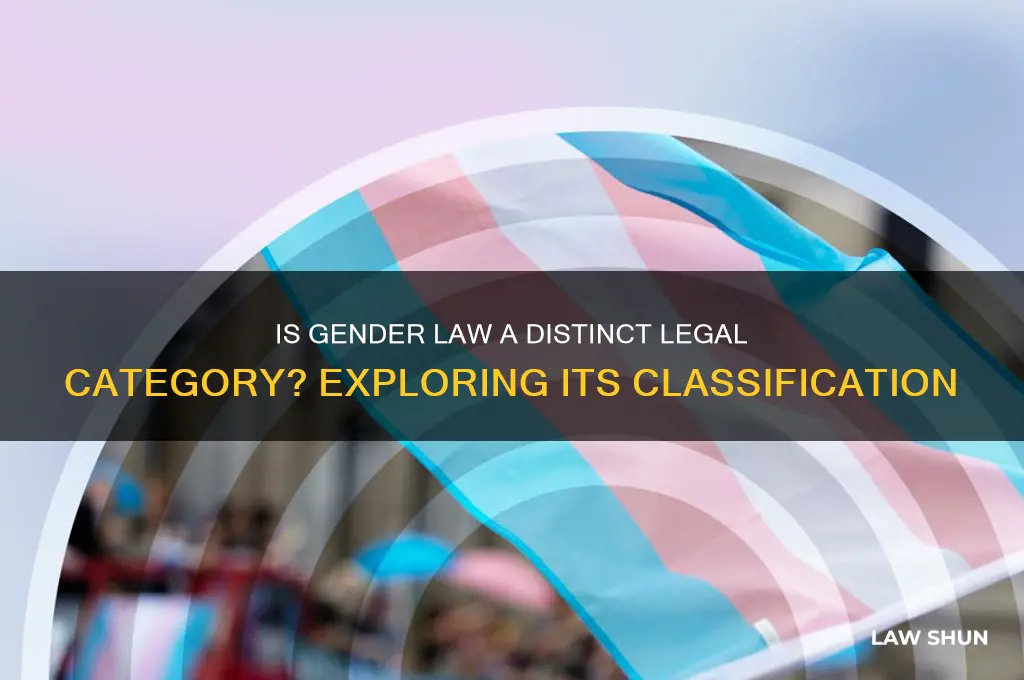 is gender law a type of law