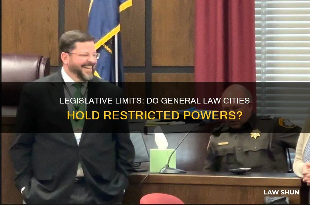 is general law cities only have power granted by legislature