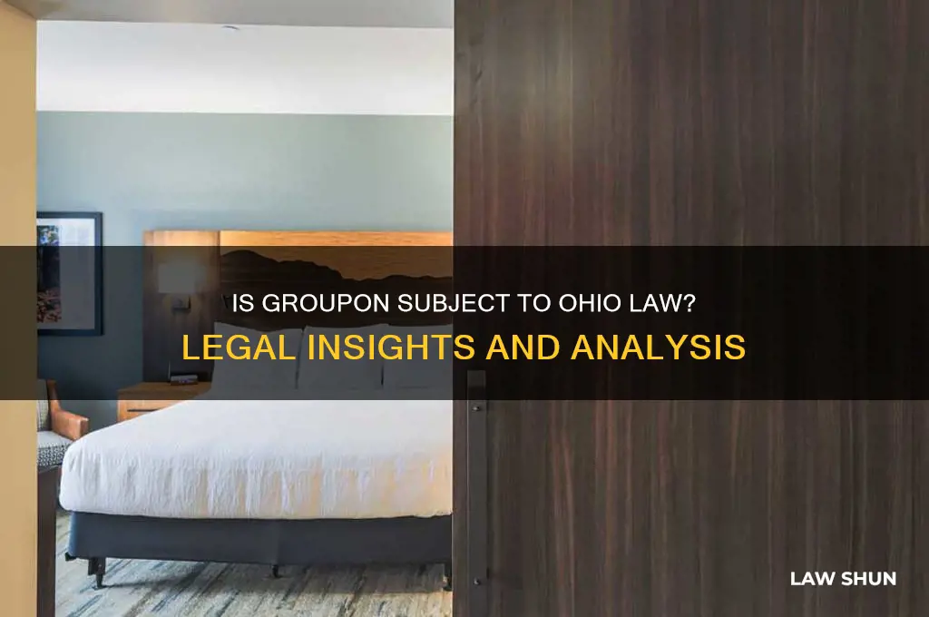 is groupon subject ohio law