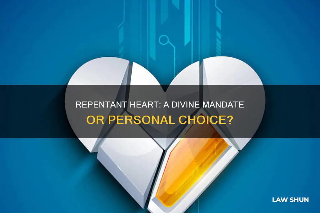 is having a repentant heart one of god