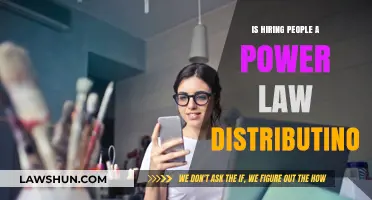 Is Hiring Talent a Power Law Game? Unveiling the Distribution