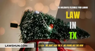 Texas Labor Laws: Are Holiday Work Schedules Flexible for Employees?