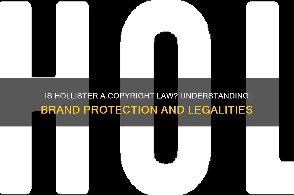 is hollister a copyright law