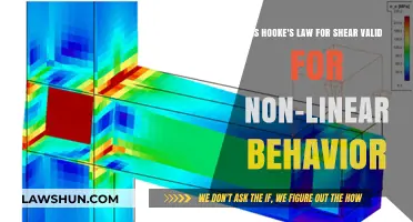 Exploring Hooke's Law for Shear in Non-Linear Material Behavior