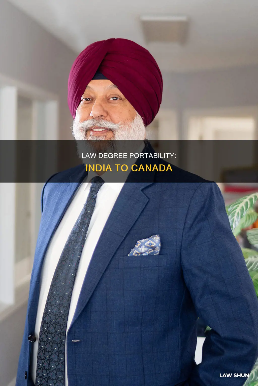 is indian law degree valid in canada