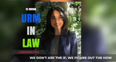 Are Indians URM in Law?
