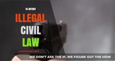 Is Intent Illegal in Civil Law? Understanding Legal Implications