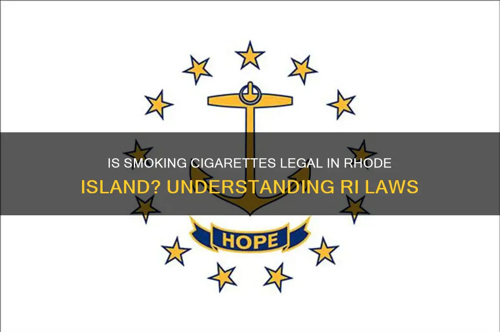 is is against the law in ri to smoke cigarettes