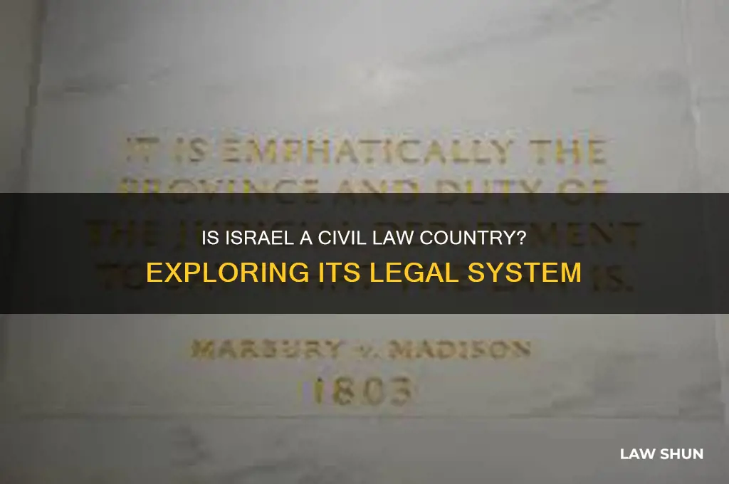 is israel a civil law country