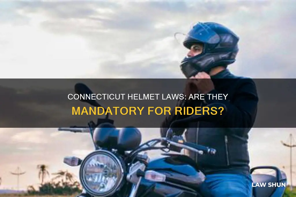 is it a ct law to wear a helmet