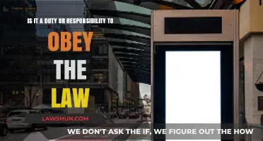 Obeying the Law: Duty, Responsibility, or Moral Obligation?