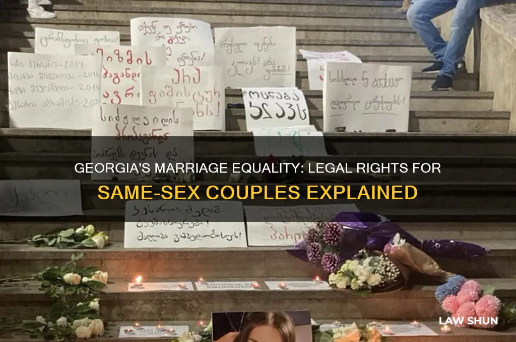 is it a law in ga for gays to marry