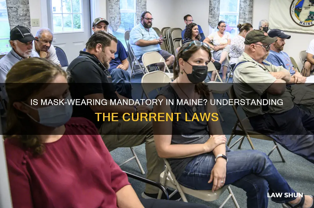 is it a law in maine to wear a mask
