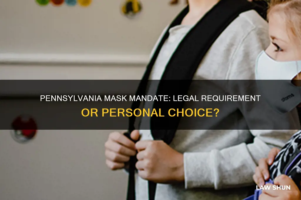 is it a law in pennsylvania to wear a mask