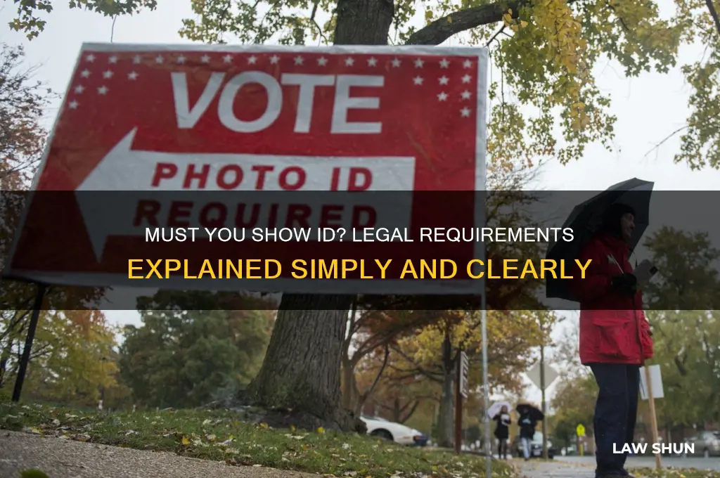 is it a law that you must give your id