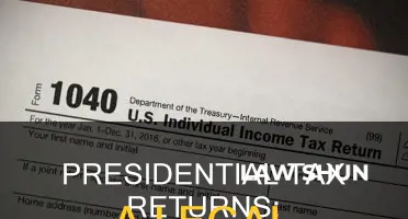 is it a law the president turn over tax returns