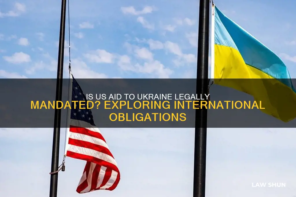 is it a law the us has go help ukraine