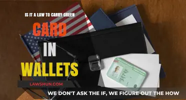 Is Carrying a Green Card in Your Wallet Legally Required?
