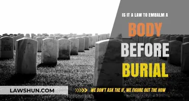 Embalming Before Burial: Legal Requirement or Personal Choice?