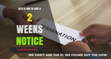 Is a Two-Week Notice Legally Required? Understanding Employment Resignation Rules