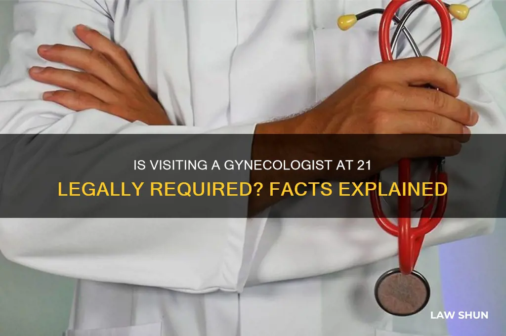 is it a law to go to gyno at 21