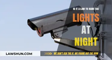 Are Tag Lights Legally Required for Night Driving? Find Out Now