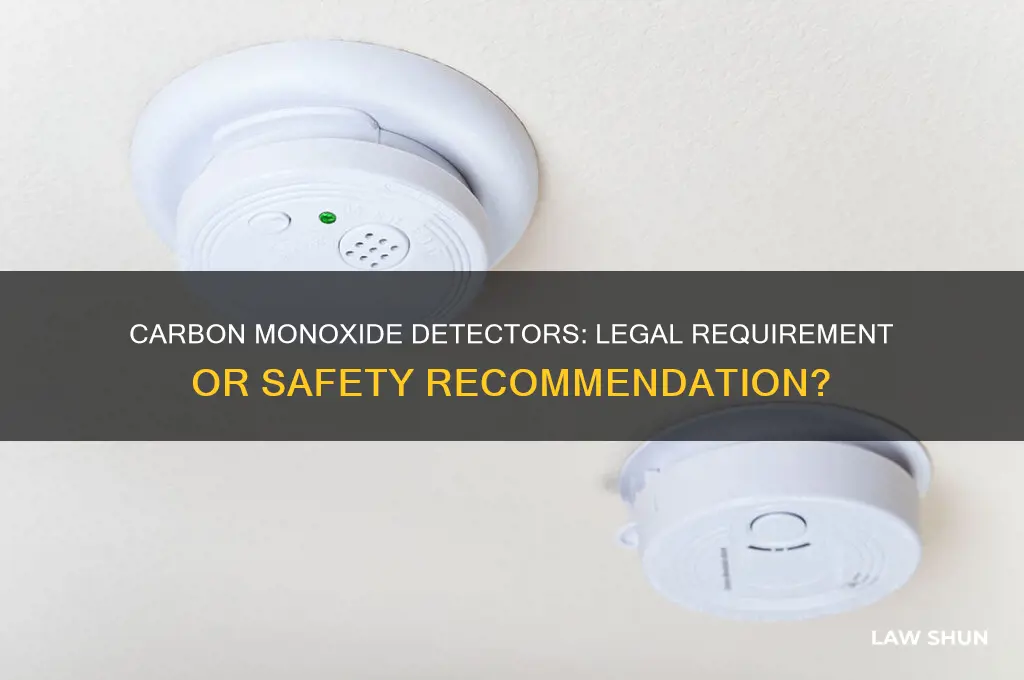 is it a law to have a carbon monoxide detector