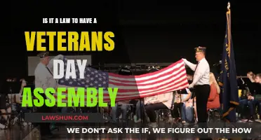 Is a Veterans Day Assembly Legally Required in Schools?