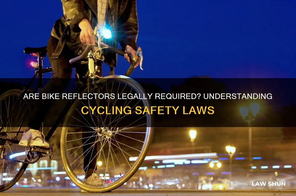 is it a law to have reflectors on your bike