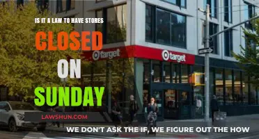 Sunday Store Closures: Legal Requirement or Cultural Tradition?
