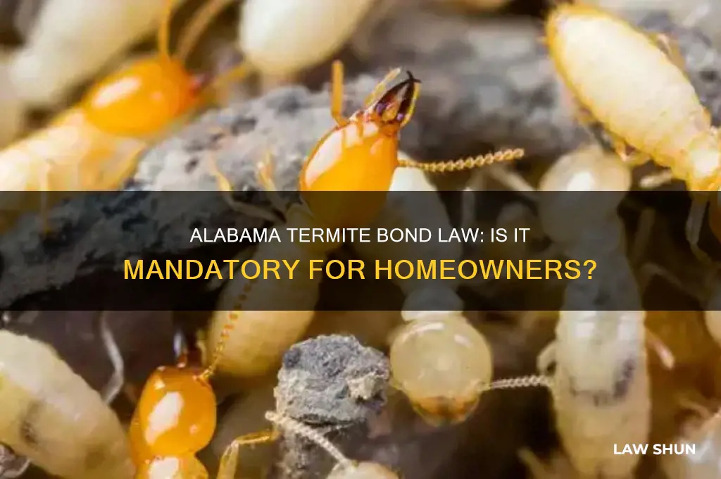 is it a law to have termite bond in alabama