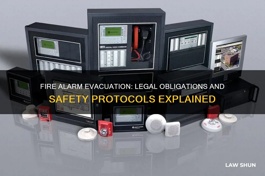is it a law to leave furing a fire alarm