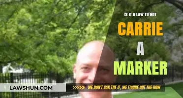 Is Carrying a Marker Illegal? Unraveling the Legal Truth